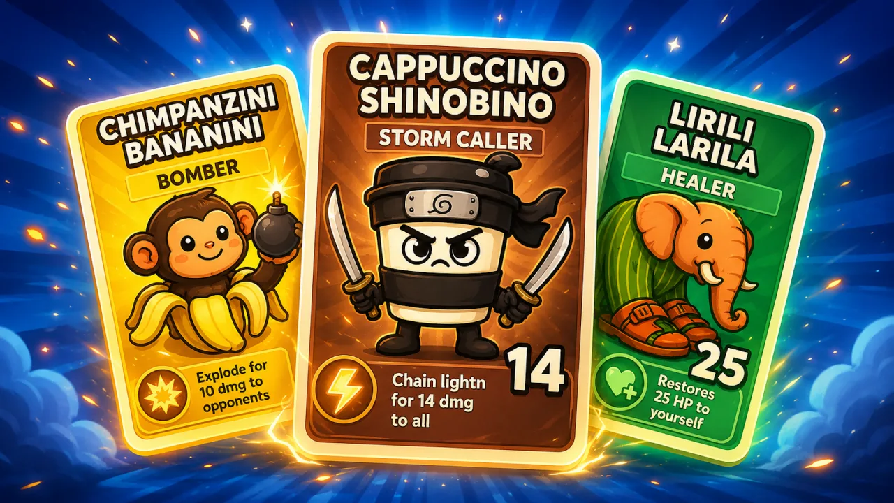 Brainrot Card Battle game artwork